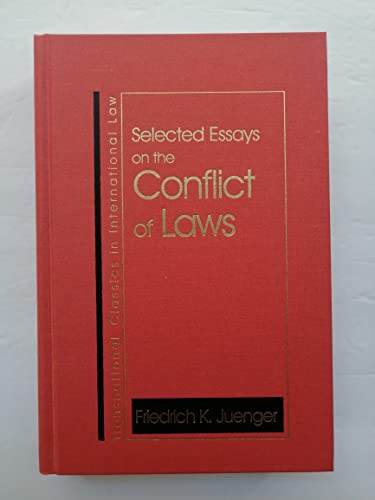 Beispielbild fr Selected Essays on the Conflicts of Law. zum Verkauf von Antiquariat im Lenninger Tal