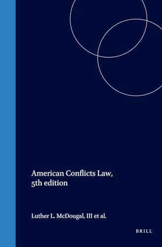 Stock image for American Conflicts Law for sale by Books From California