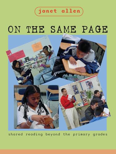 Imagen de archivo de On the Same Page : Shared Reading Beyond the Primary Grades a la venta por Better World Books