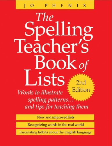 Imagen de archivo de Spelling Teacher's Book of Lists, The a la venta por HPB-Red