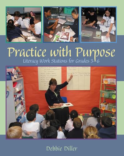 Imagen de archivo de Practice with Purpose: Literacy Work Stations for Grades 3-6 a la venta por Your Online Bookstore