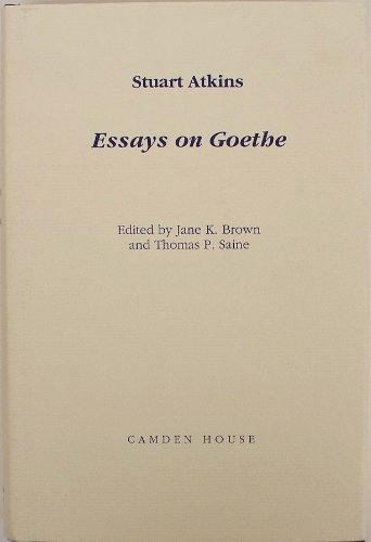 9781571130273: Essays on Goethe