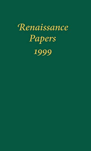 9781571131720: Renaissance Papers 1999