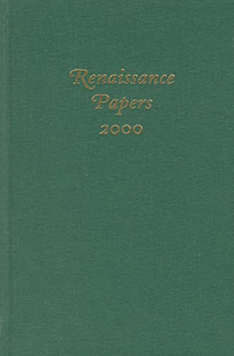 Stock image for Renaissance Papers 2000 for sale by Anybook.com