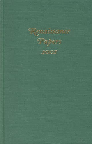 Renaissance Papers 2001 (Renaissance Papers, 6) (9781571132536) by Bachmann, Holger