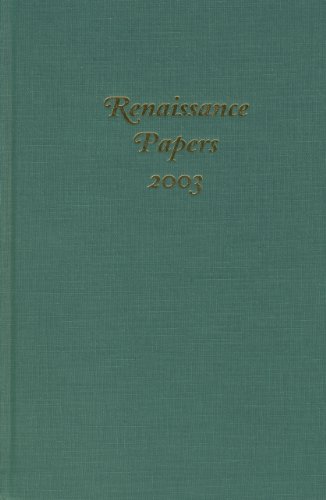 Imagen de archivo de Renaissance Papers 2003 a la venta por Wonder Book
