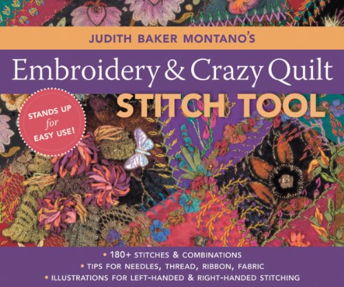 Stock image for Judith Baker Montanos Embroidery Craz: 180+ Stitches Combinations Tips for Needles, Thread, Ribbon, Fabric Illustrations for Left-Handed Right-Handed Stitching for sale by KuleliBooks