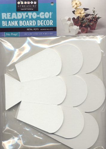 Ready-to-Go! Blank Board Decor Petal Pots: 3-pack (9781571205827) by C&t Publishing