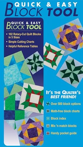 Quick & Easy Block Tool: 102 Rotary-Cut Quilt Blocks in 5 Sizes, Simple Cutting Charts, Helpful Reference Tables (9781571205971) by Craig, Sharyn; Petersen, Kandy