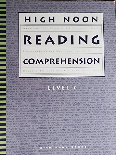 Beispielbild fr High Noon Reading Comprehension: Level C zum Verkauf von Jenson Books Inc