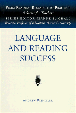 9781571290687: Language and Reading Success (From Reading Research to Practice, V. 5)