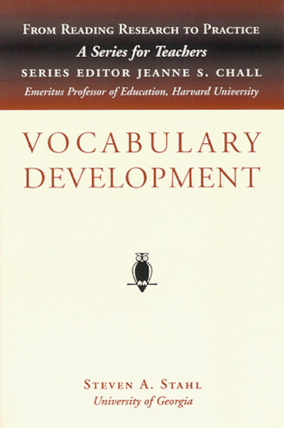 9781571290724: Vocabulary Development (From Reading Research to Practice)