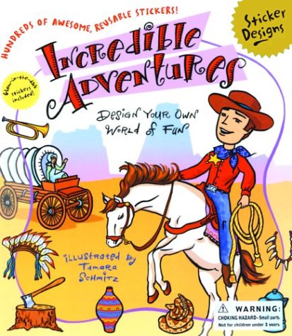 Stock image for Incredible Adventures: A Sticker Designs Book for sale by Treasured Reads etc.