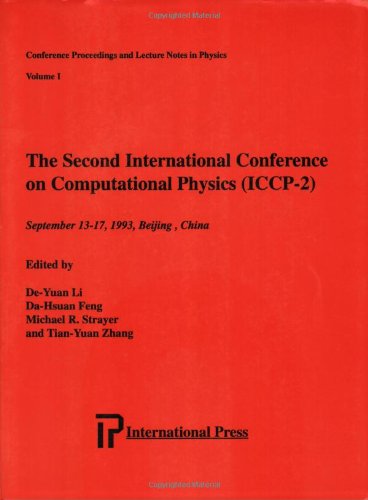 9781571460103: The Second International Conference on Computational Physics (Conference Proceedings and Lecture Notes in Physics, V. 1)
