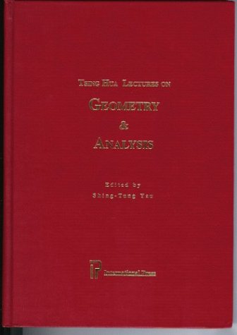 Stock image for Tsing Hua Lectures on Geometry & Analysis for sale by MLC Books