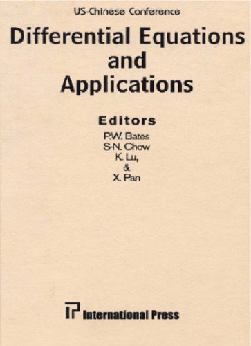 Beispielbild fr Differential Equations and Applications (US-Chinese Conference) zum Verkauf von suffolkbooks