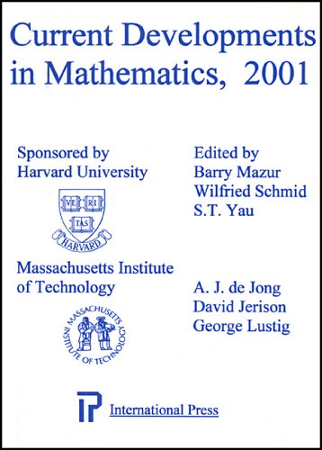 Imagen de archivo de Current Developments In Mathematics, 2001 a la venta por PBShop.store US