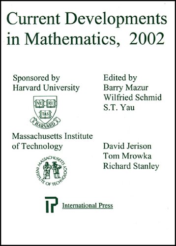 Stock image for Current Developments in Mathematics 2002 In Honor of Wilfried Schmid and George Lusztig for sale by PBShop.store US