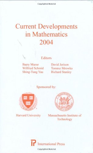 Imagen de archivo de Current Developments in Mathematics 2004 a la venta por HPB-Red