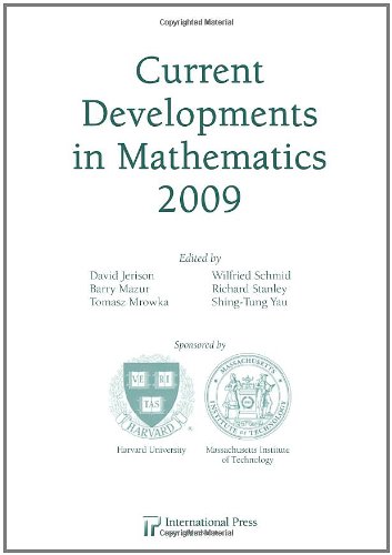 Imagen de archivo de Current Developments in Mathematics, 2009 a la venta por PBShop.store US