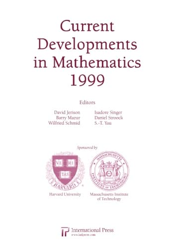 Beispielbild fr Current Developments in Mathematics 1999 zum Verkauf von PBShop.store US