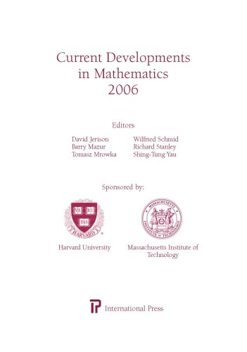 Imagen de archivo de Current Developments in Mathematics (2006) a la venta por HPB-Red