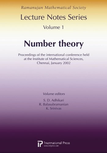 Imagen de archivo de Number Theory Proceedings of the International Conference Held at the Institute of Mathematical Sciences a la venta por PBShop.store US