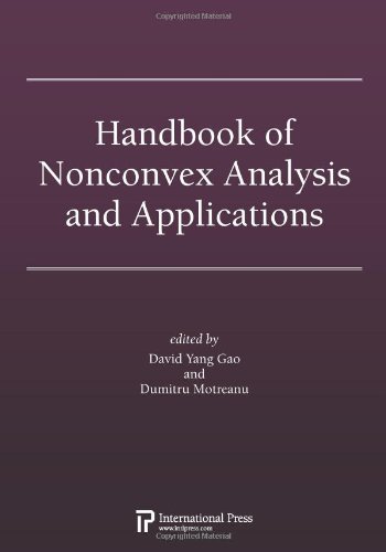 Beispielbild fr Handbook of Nonconvex Analysis and Applications zum Verkauf von suffolkbooks