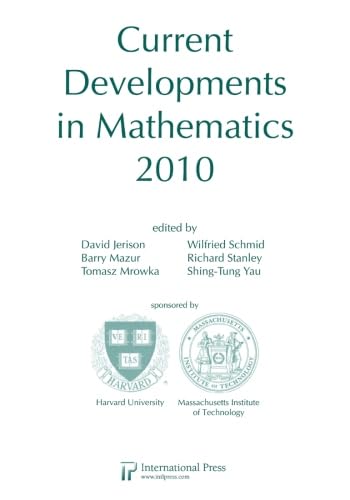 Imagen de archivo de Current Developments in Mathematics, 2010 a la venta por Zubal-Books, Since 1961