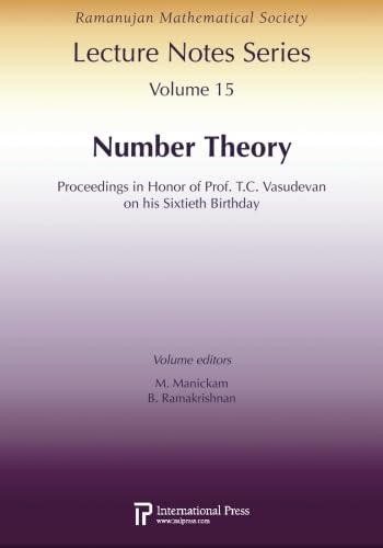 Imagen de archivo de Number Theory Proceedings in Honor of Prof TC Vasudevan on His Sixtieth Birthday a la venta por PBShop.store US