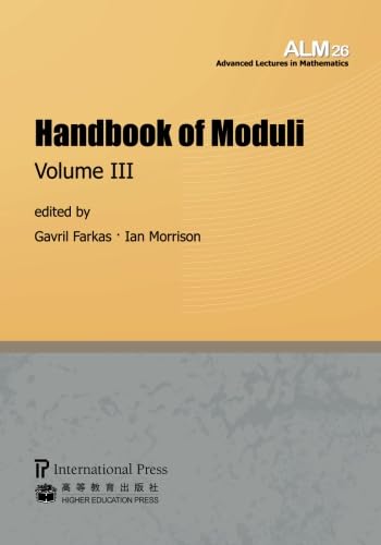 Imagen de archivo de Handbook of Moduli: Volume III (Advanced Lectures in Mathematics) a la venta por WorldofBooks