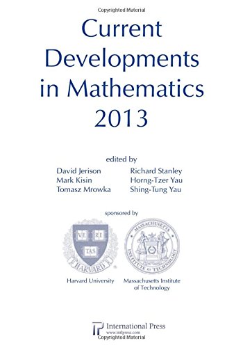 Stock image for Current Developments in Mathematics 2013 for sale by Zubal-Books, Since 1961