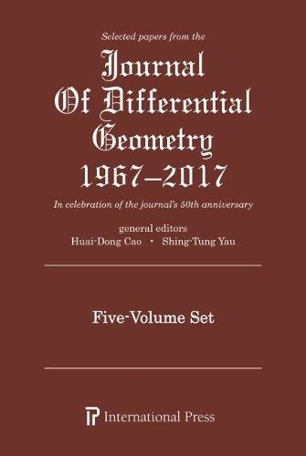 Beispielbild fr Selected Papers from the Journal of Differential Geometry 19672017, 5 Volume Set zum Verkauf von PBShop.store UK