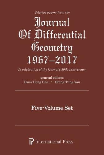 Imagen de archivo de Selected Papers from the Journal of Differential Geometry 19672017, 5 Volume Set a la venta por PBShop.store UK