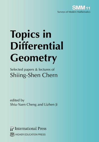Beispielbild fr Topics in Differential Geometry: Selected Papers & Lectures of Shiing-shen Chern zum Verkauf von Revaluation Books