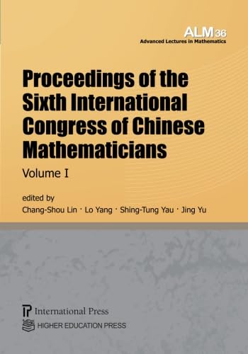 Stock image for Proceedings Of The Sixth International Congress Of Chinese Mathematicians, Volume 1 for sale by Revaluation Books