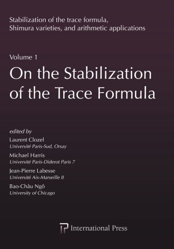 Imagen de archivo de On the Stabilization of the Trace Formula a la venta por PBShop.store US