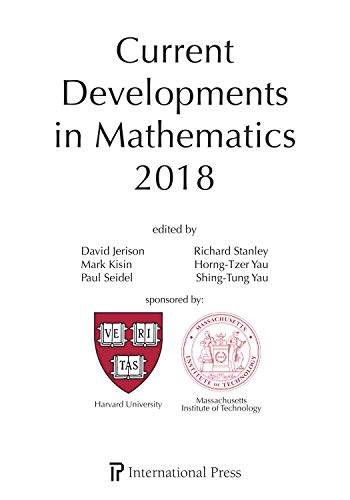 Imagen de archivo de Current Developments in Mathematics, 2018 a la venta por PBShop.store US