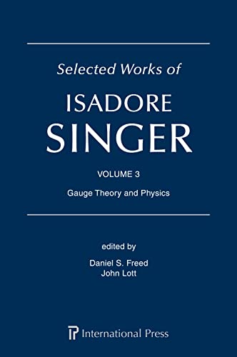 Stock image for Selected Works of Isadore Singer: Volume 3 for sale by PBShop.store US