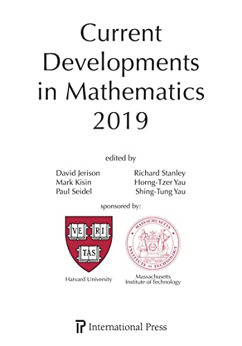 Imagen de archivo de Current Developments in Mathematics, 2019 a la venta por PBShop.store US