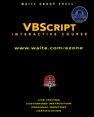 Imagen de archivo de Vbscript Interactive Course a la venta por HPB-Red
