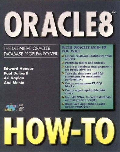 Beispielbild fr Oracle 8 : Intermediate - Advanced zum Verkauf von Better World Books