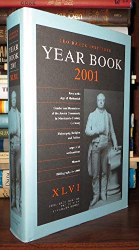 Leo Baeck Institute. Year Book. 2001.