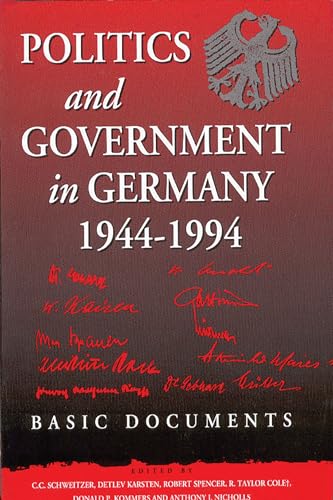 9781571818546: Politics and Government in Germany, 1944-1994: Basic Documents