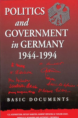 Stock image for Politics and Government in Germany, 1944-1994: Basic Documents for sale by WorldofBooks