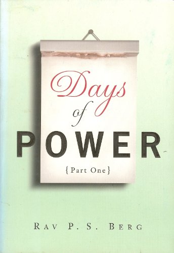 9781571893543: Days of Power: Pt. 1