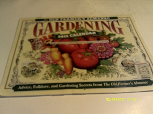 9781571985484 The Old Farmer S Almanac Gardening Calendar 2012