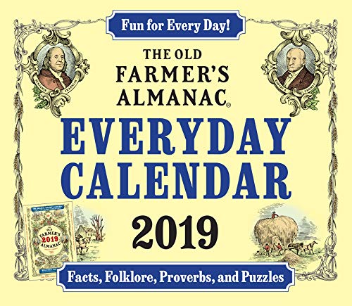 Beispielbild fr The Old Farmer's Almanac 2019 Everyday Calendar zum Verkauf von Robinson Street Books, IOBA