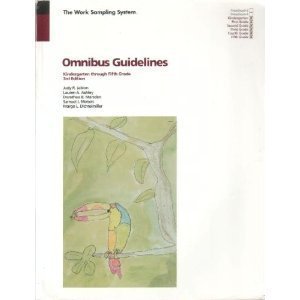 Beispielbild fr Omnibus Guidelines Kindergartern Through Fifth Grade zum Verkauf von Wonder Book