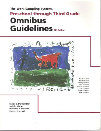 Stock image for Omnibus Guidelines Preschool Through Third Grade (The Work Sampling System) (The Work Sampling System) for sale by Wonder Book